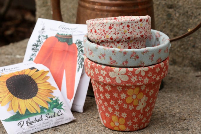 crafty terracotta pots
