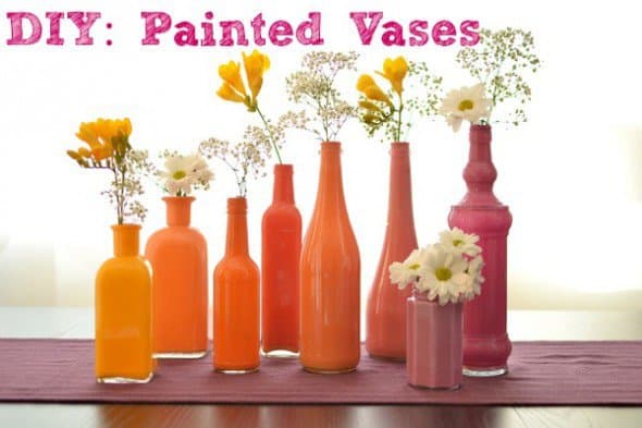 wine bottle vases