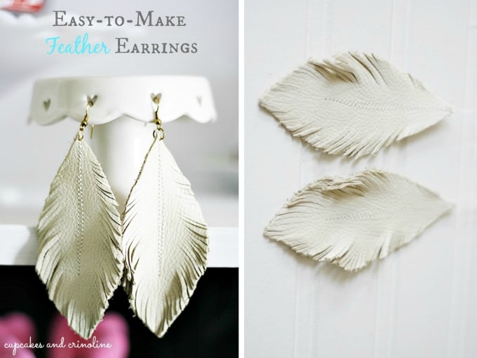 feather earrings
