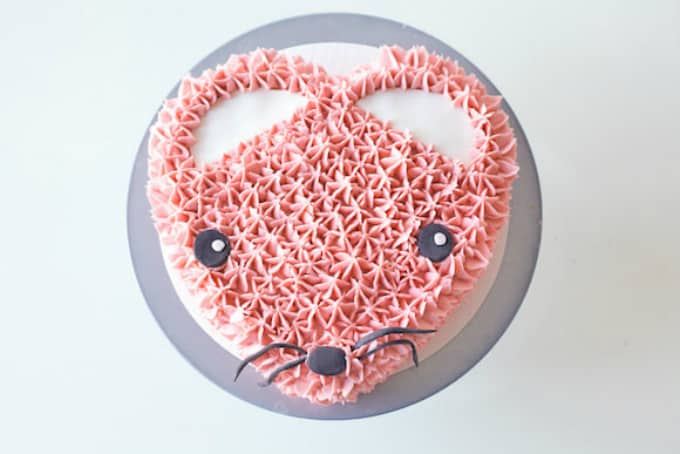 DIY mouse cake