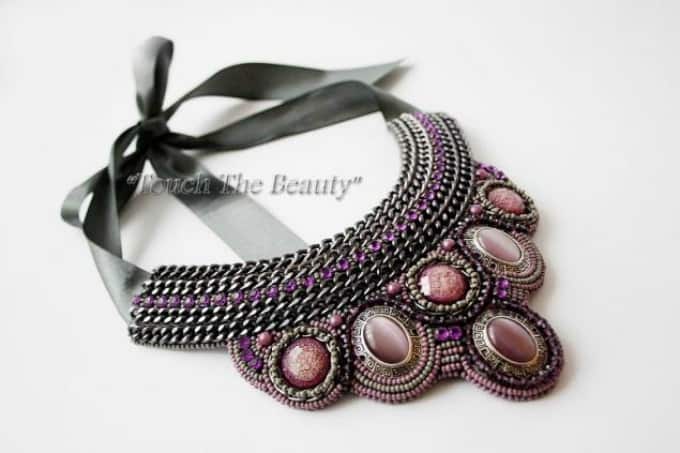 diy collar necklace
