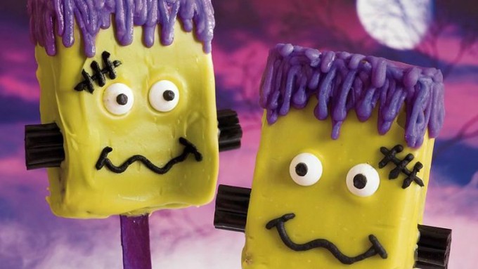 Frankenstein cake pops