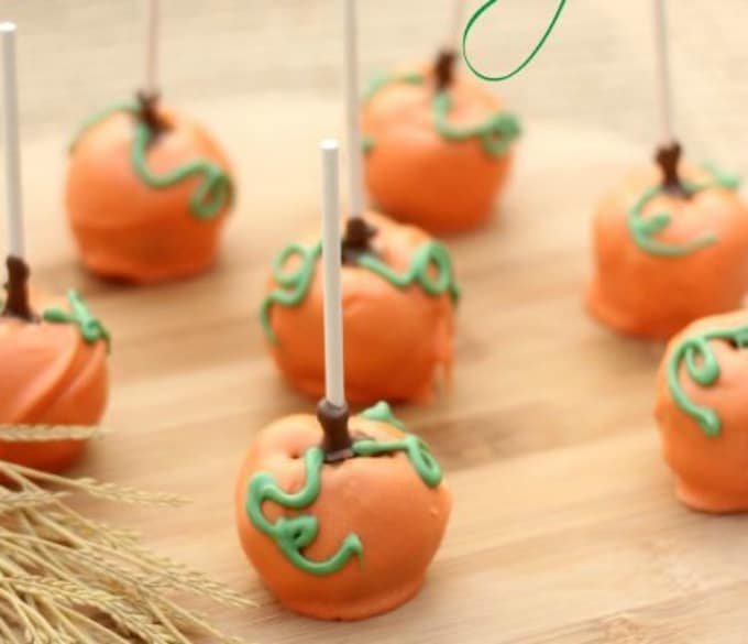 pumpkin cake pops