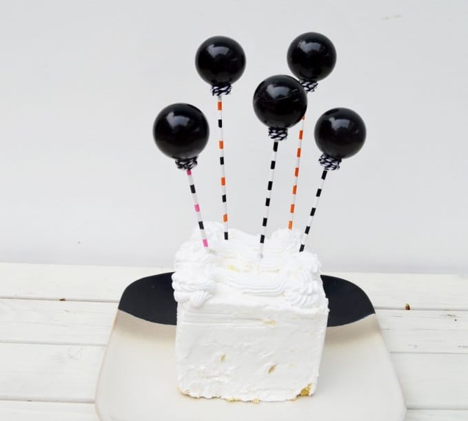 balloon cake toppers