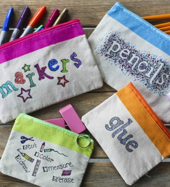 sharpie school supllies bags