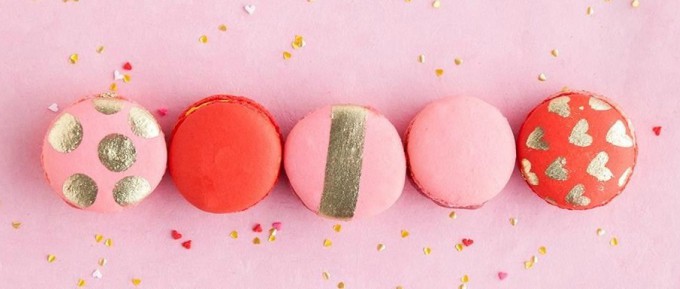 Valentine’s Day macarons