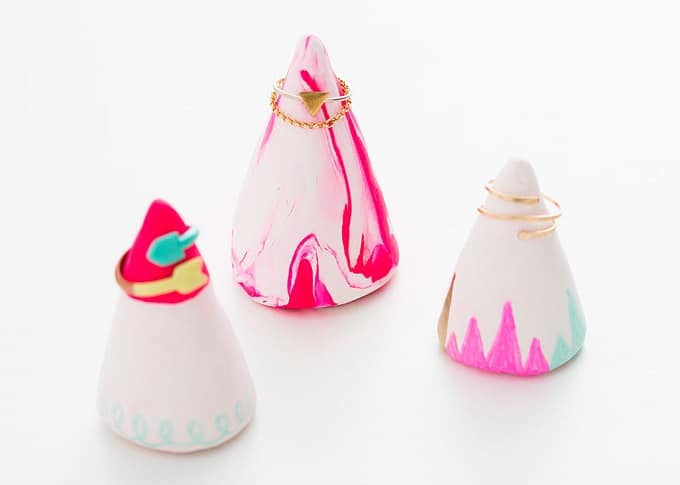 Sculpey Ring Holders