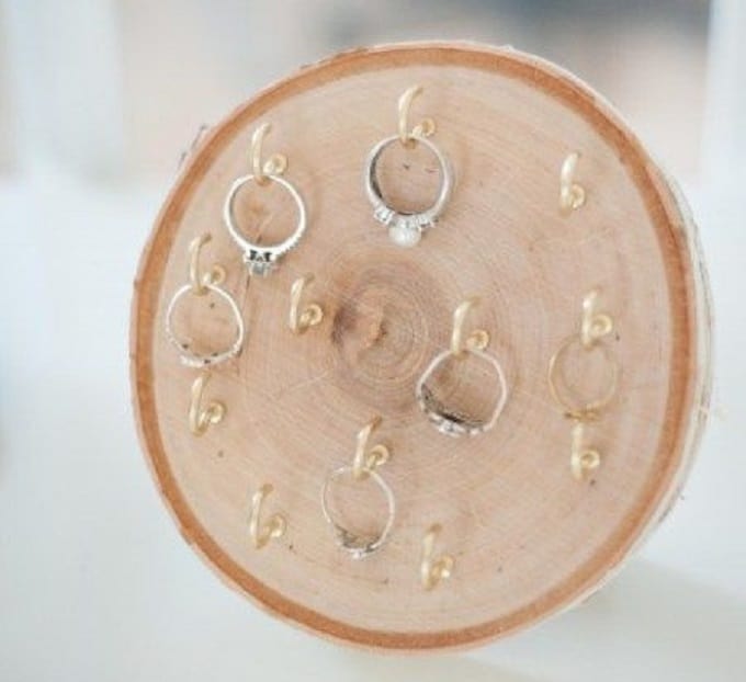 DIY Wood Round Ring Holder