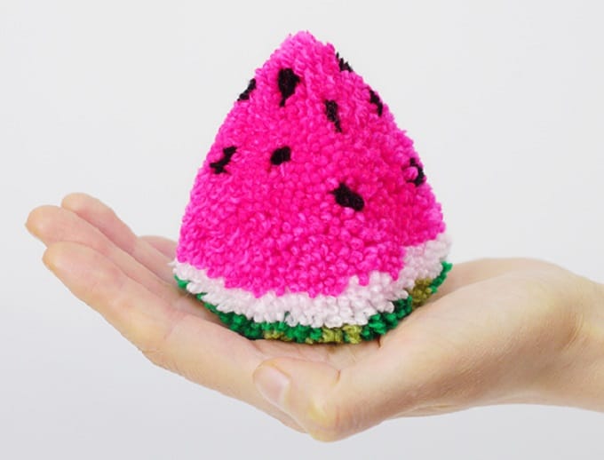DIY Watermelon Pom Pom