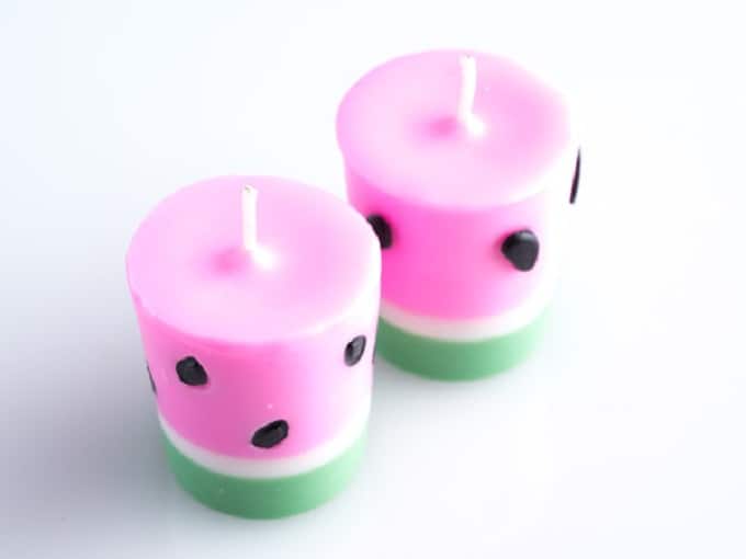 Watermelon Inspired Candles