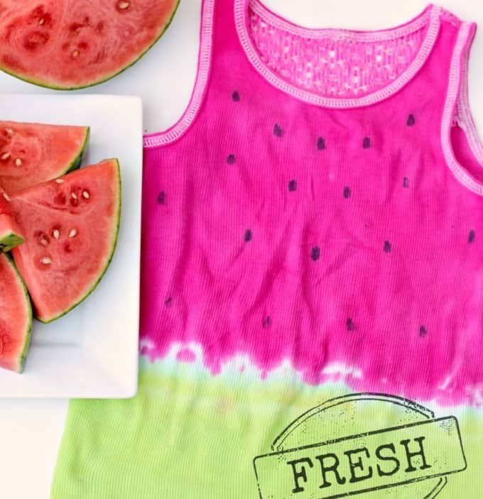 Watermelon Tie-Die Tee