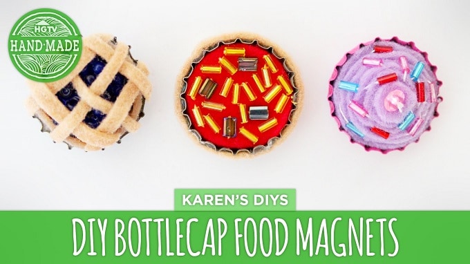 bottlecap food magnets