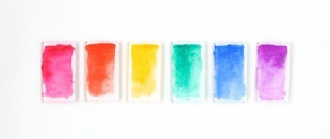 watercolor magnets