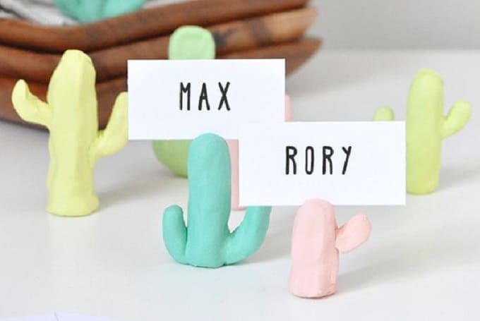 DIY cacti place holders