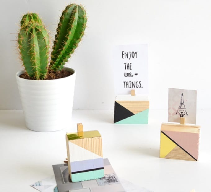 geometric picture holders