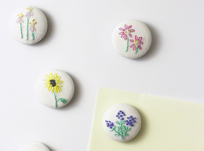 hand embroidery magnets