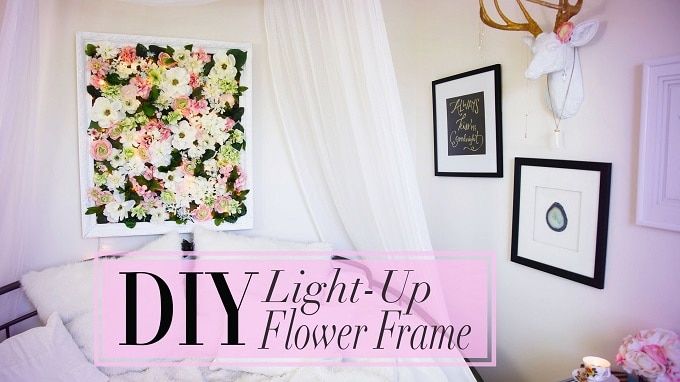 light-up flower frame