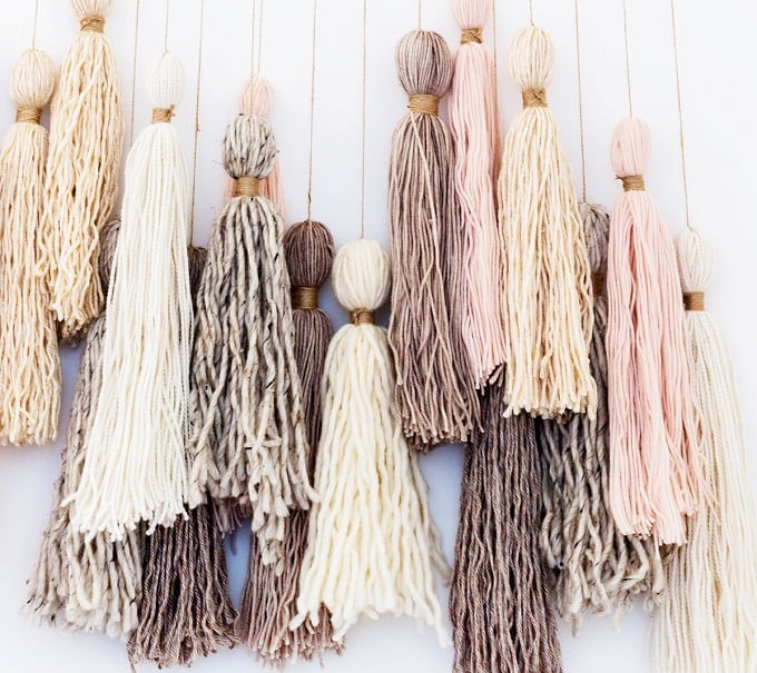 tassel wall hanging