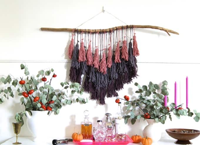 tassel wall hanging