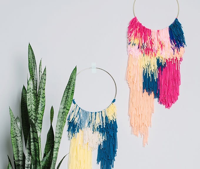 yarn wall hangings