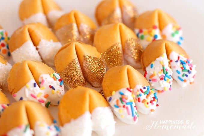 dipped fortune cookies 