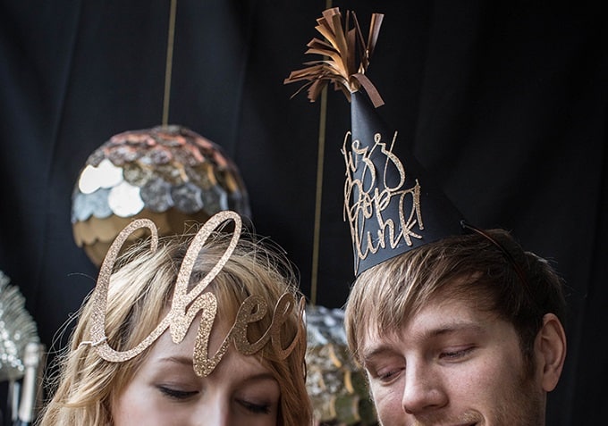 DIY paper party hats