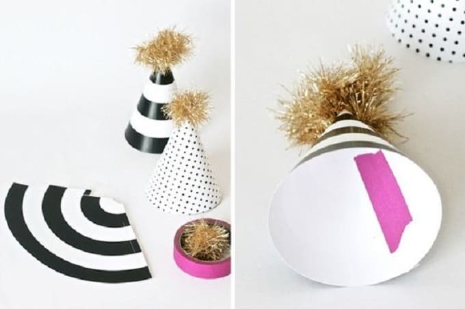 DIY New Year’s Eve party hats