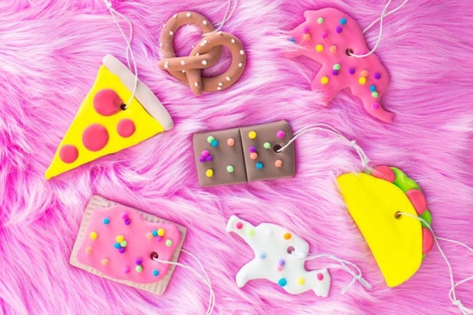 junk food ornaments