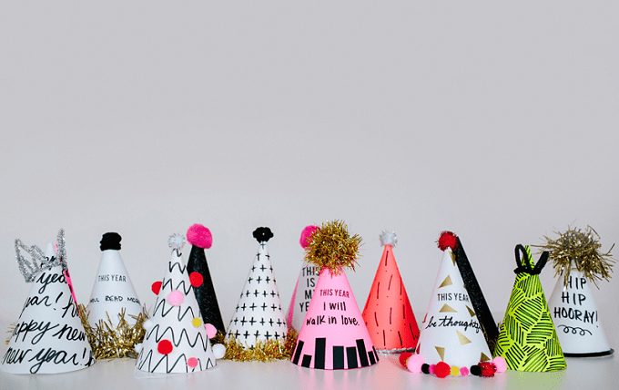 New Year’s Eve hats