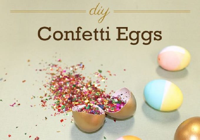 confetti-filled eggs