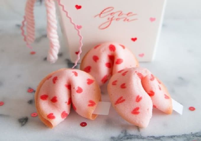 Valentine’s Day fortune cookies