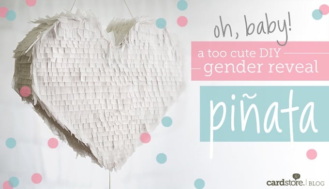 DIY heart-shaped piñata