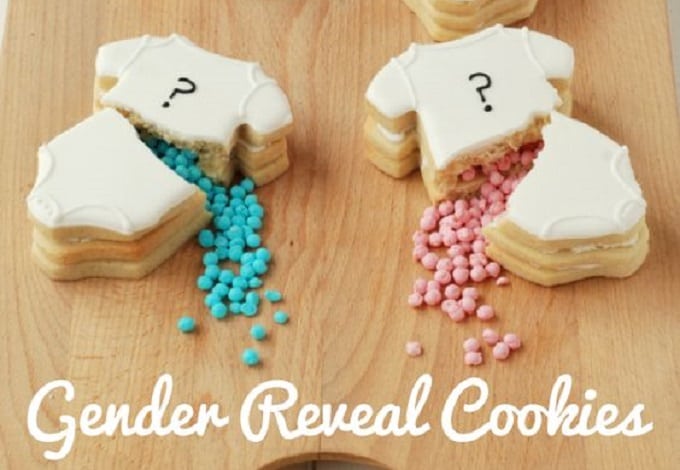 DIY baby onesie cookies