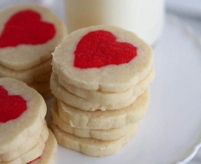 Valentine’s Day heart cookies
