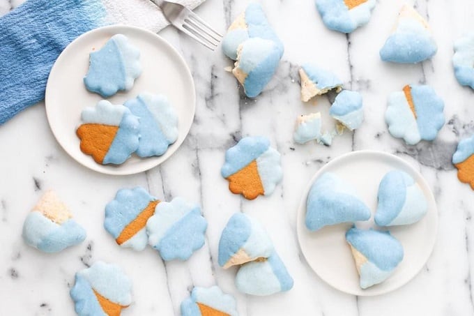gender reveal biscuits