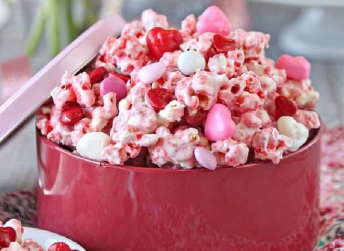 Valentine’s Day popcorn