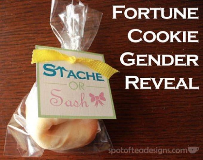 fortune cookie gender reveal