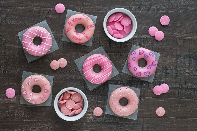 Valentine’s Day donuts
