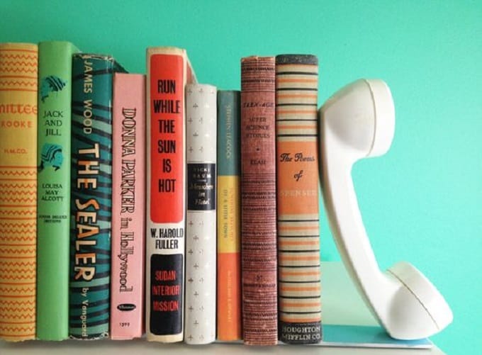 telephone bookends