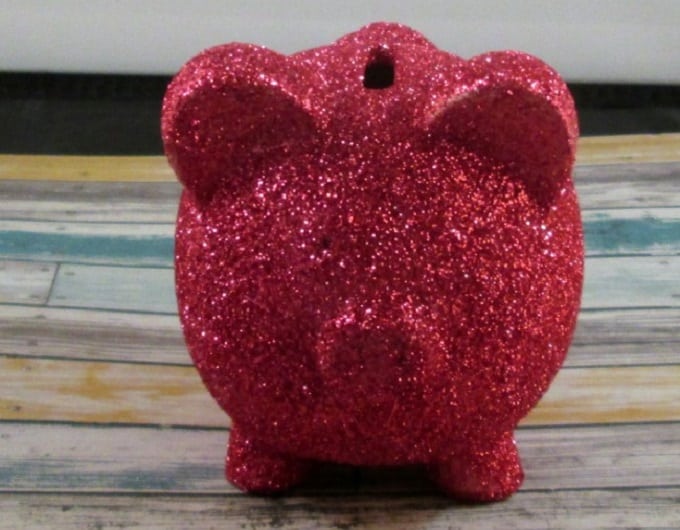 dollar store piggy bank