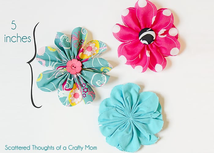 fabric flowers