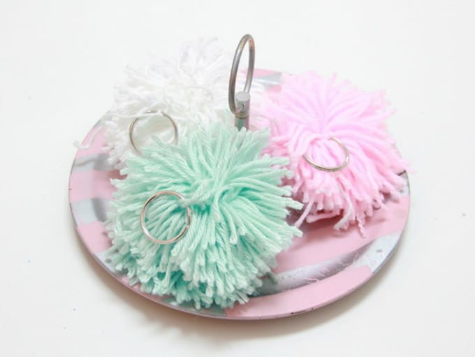 pom pom key chain