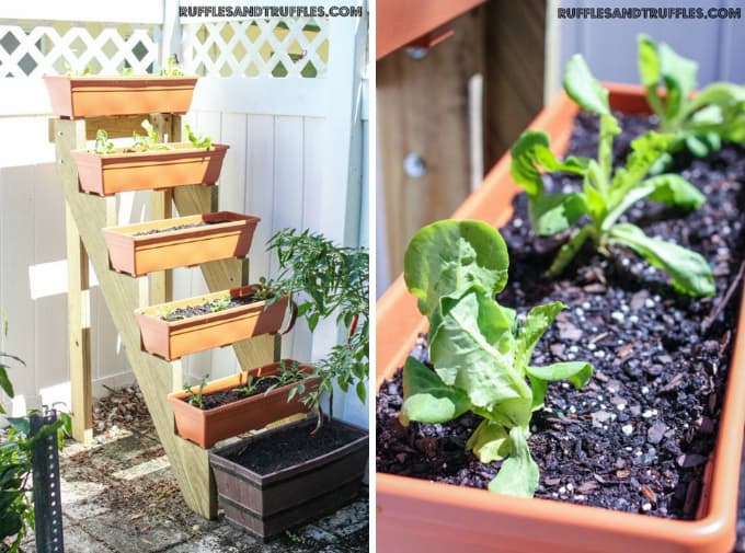 diy vertical planter garden