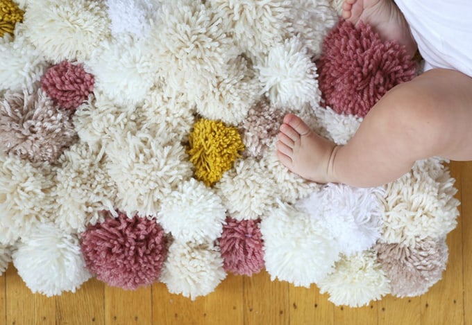 pom pom rug