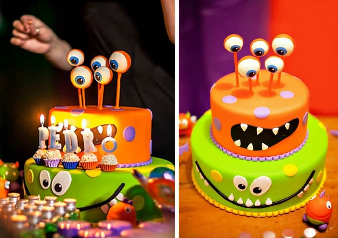 monsters inspired cake