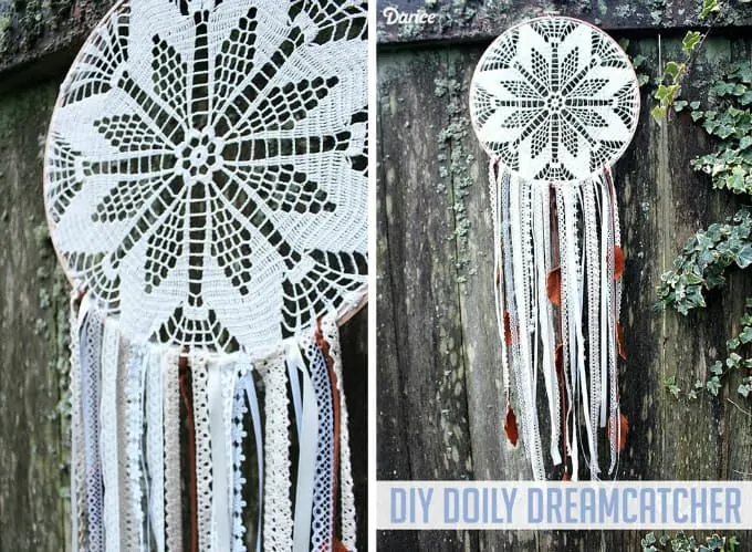 diy doily dream catcher
