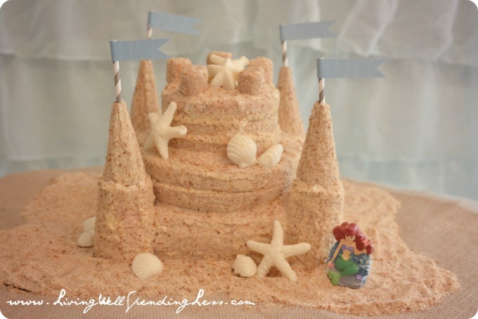 sand castle cake