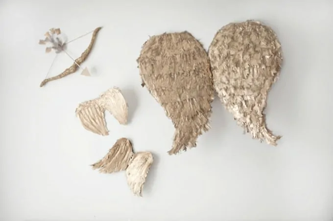 diy cupid feather wings