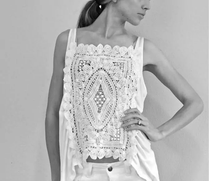 doily crochet blouse