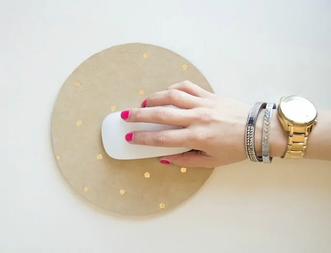 leather mousepad
